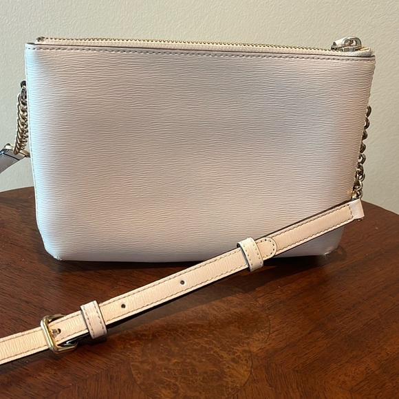 DKNY   Crossbody bag  Three zippered compartments  ivory/cream  Genuine leather - Picture 8 of 16